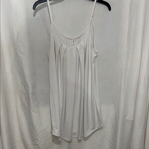 Zenana Outfitters White Camisole Top Oversized Medium